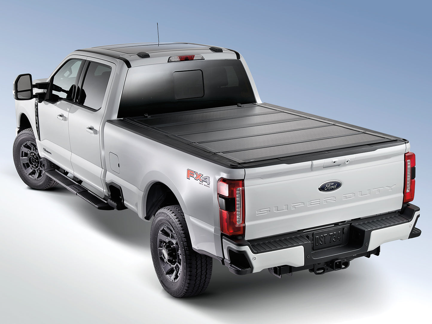 Ford LEER Hard Folding 4-Panel Tonneau Cover 6.75' bed, part VPC3Z-99501A42-A