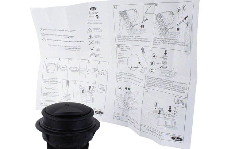 F-150 2020-2027 ASH CUP COIN HOLDER - WITHOUT LIGHTER ELEMENT