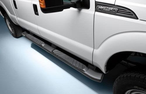 SUPER DUTY 2020-2027 STEP BARS - 5 INCH BLACK, CREW CAB