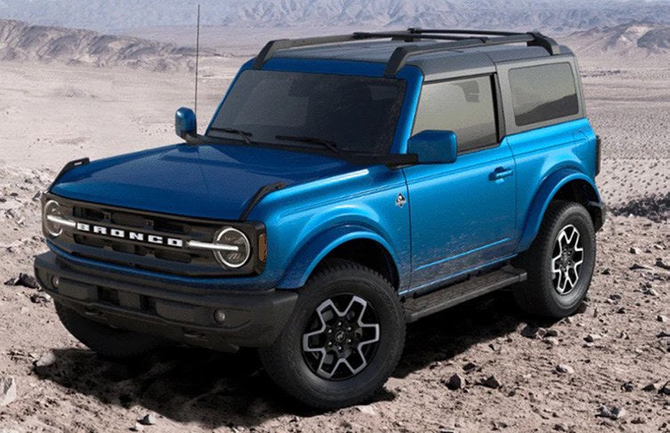 BRONCO 2021-2027 OE ROOF RACK - 2-DOOR