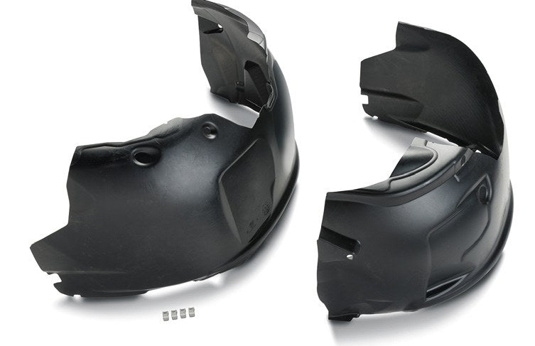 SUPER DUTY 2023-2027 WHEEL WELL LINERS, 2-PIECE SET, BLACK, FRONT