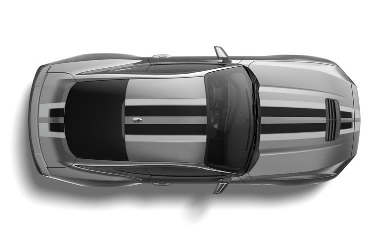 MUSTANG 2024-2027 BLACK/GRAY OVER-THE-TOP GRAPHICS FOR GT WITH SPOILER