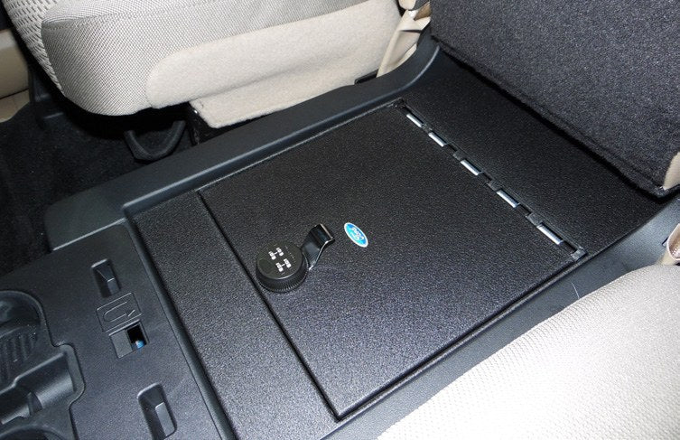 F-150 2020-2027 VEHICLE SAFE BY CONSOLE VAULT - BASE SEAT CONSOLE, SPLIT BENCH FRONT SEAT