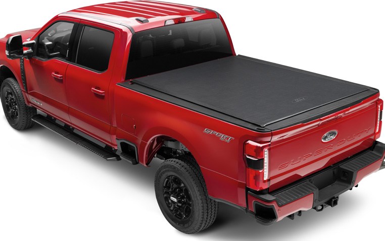 SUPER DUTY 2020-2027 XLP SOFT ROLL-UP TRUCK BED COVER BY REALTRUCK ADVANTAGE, FOR 8.0 BED