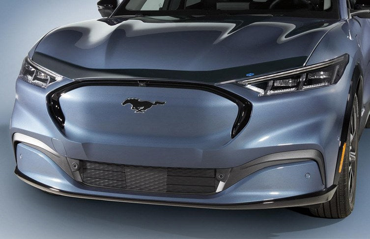 MUSTANG MACH-E 2021-2027 HOOD PROTECTOR - AEROSKIN, SMOKE BY HUSKY LINERS