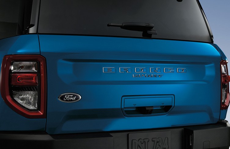BRONCO SPORT 2021-2027 EXTERIOR TRIM BY TUFSKINZ, LIFTGATE LETTERING, VELOCITY BLUE