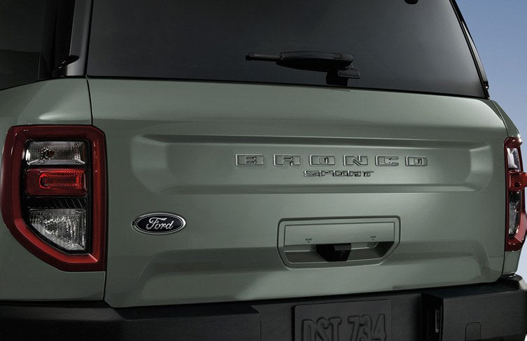 BRONCO SPORT 2021-2027 EXTERIOR TRIM BY TUFSKINZ, LIFTGATE LETTERING, CACTUS GRAY