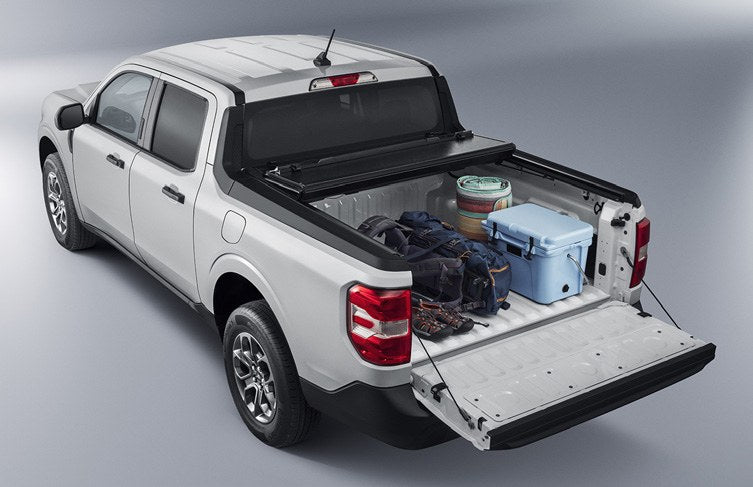 MAVERICK 2022-2027 HARD FOLDING BETWEEN THE BEDRAILS TRUCK BED COVER BY REALTRUCK ADVANTAGE FOR 4.5' BED