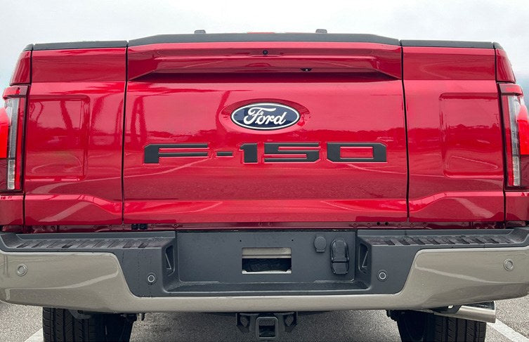 F-150 2021-2027 TAILGATE LETTERING - MATTE BLACK FOR PRO-ACCESS TAILGATE