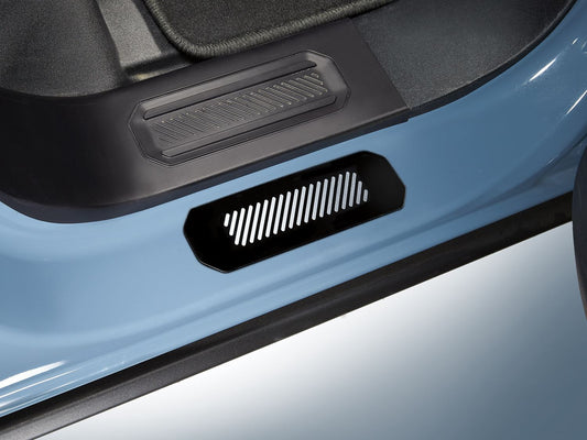 BRONCO 2021-2026 BLACK PLATINUM DOOR SILL PLATES — 4-DOOR