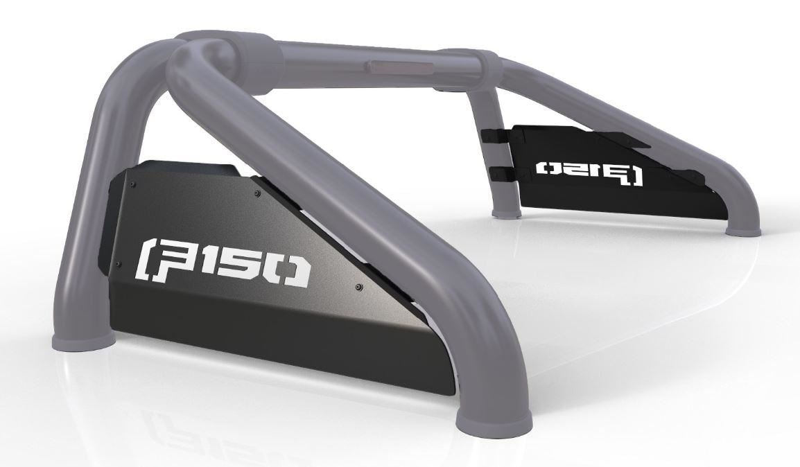 F-150 2021-2022 MATTE BLACK SIDE PLATE FOR SPORT BAR