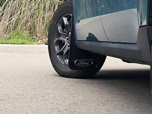 MAVERICK 2022-2024 GATORBACK SPLASH GUARDS — BLACK OVAL LOGO