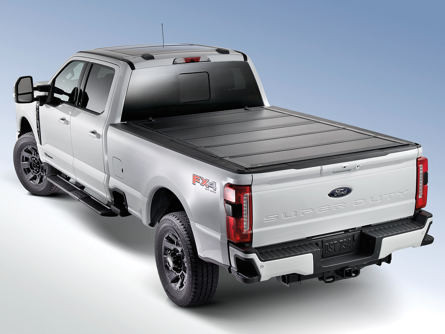 Ford LEER Hard Folding 5-Panel Tonneau Cover 8' bed, part VPC3Z-99501A42-B