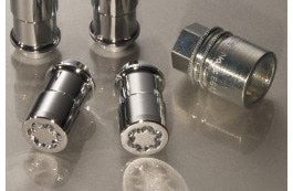F-150 2020-2027 WHEEL LOCKS - CHROME PLATED FOR EXPOSED LUGS