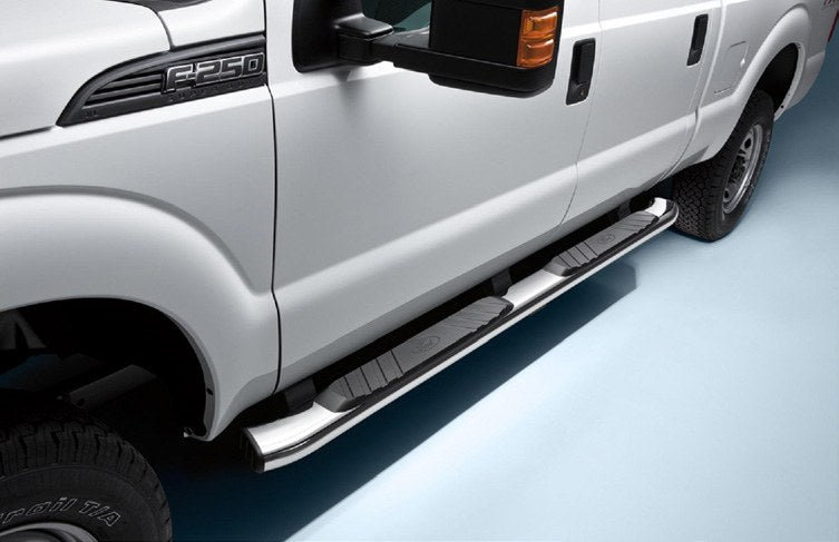SUPER DUTY 2020-2027 STEP BARS - 5 INCH, CHROMED ALUMINUM, SUPER CAB