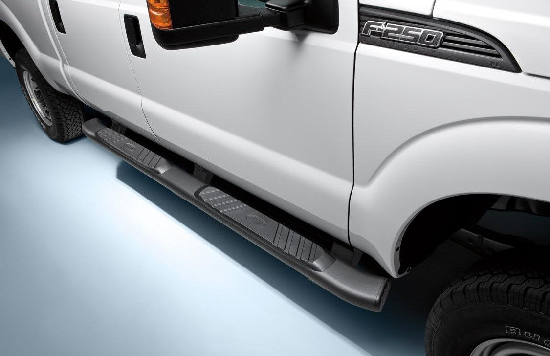 SUPER DUTY 2020-2027 STEP BARS - 5 INCH BLACK, FOR REG. CAB