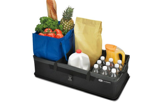 F-150 2020-2027 CARGO ORGANIZER - SOFT-SIDED STANDARD, FOLDING, FORD LOGO