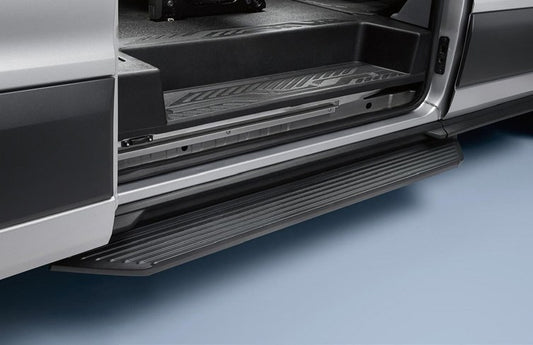 TRANSIT 2020-2027 RUNNING BOARD, LONG SERIES, FOR LOAD DOOR SIDE ONLY, TEMPEST GRAY