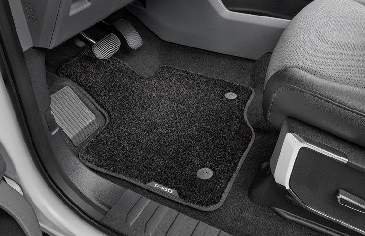 F-150 2020-2027 KIT - FLOOR CONTOUR MAT, BLACK, 3-PIECE SET, 60 OZ. CARPET