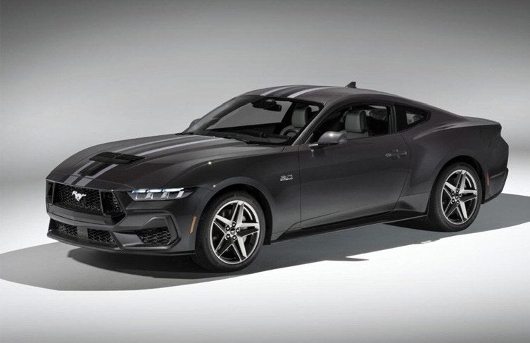 MUSTANG 2024-2027 BLACK/GRAY OVER-THE-TOP GRAPHICS FOR GT W/O SPOILER
