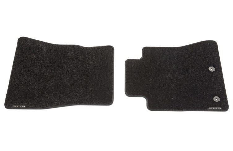 MUSTANG 2020-2027 FLOOR MATS, CARPETED, 60 OZ., 2-PC, BLACK
