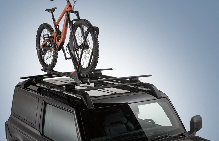 F-150 2020-2027 RACKS AND CARRIERS BY YAKIMA – FRONTLOADER ROOFTOP RACK MOUNTED BIKE CARRIER W/O LOCK