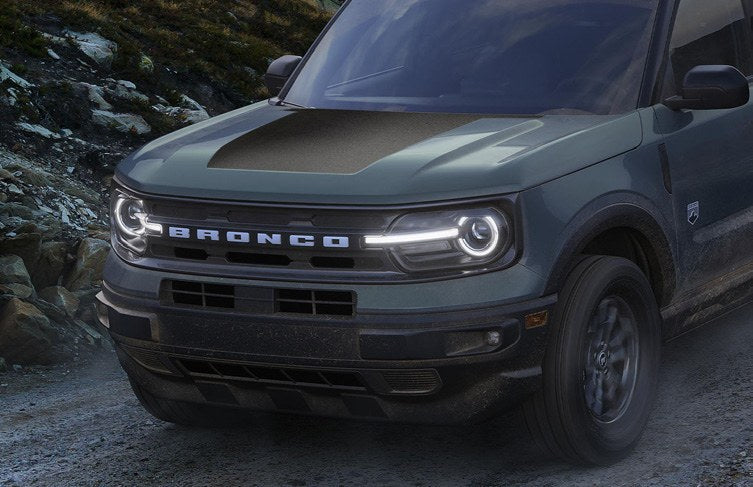 BRONCO SPORT 2021-2027 GRAPHICS KIT - MATTE BLACK ANTI-GLARE HOOD GRAPHIC
