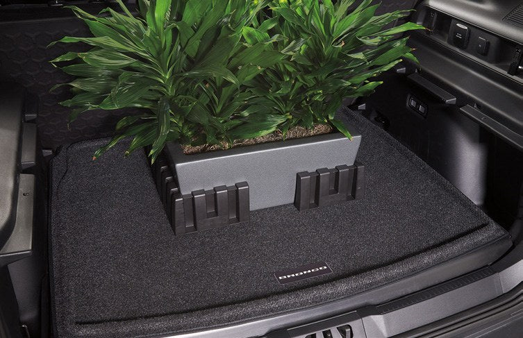 BRONCO SPORT 2021-2027 CARGO AREA PROTECTOR, CARPETED W/CARGO-LOGIC LOKS BY HUSKY LINERS