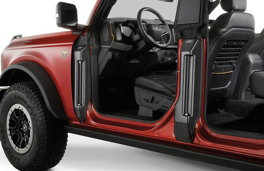 BRONCO 2021-2027 DOOR HINGE COVERS FOR A & B PILLAR - 4 DOOR BY DEEZEE