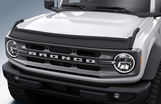 BRONCO 2021-2027 HOOD PROTECTOR - AEROSKIN II, BLACK TEXTURED BY HUSKY LINERS