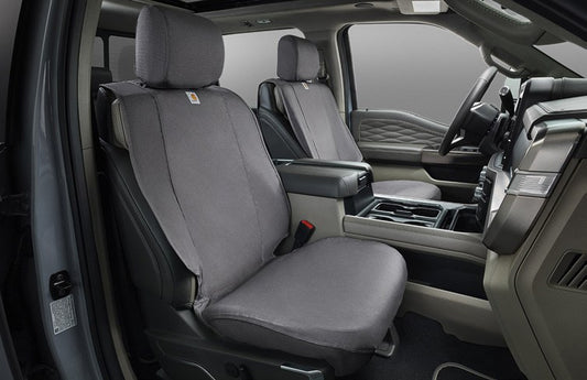 F-150 2021-2026 COVERCRAFT FRONT SEAT COVERS — CAPTAIN'S CHAIRS, GRAVEL