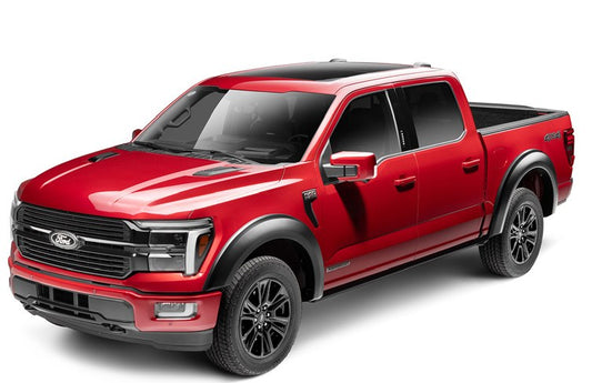 F-150 2021-2027 FENDER FLARES, EXTEND-A-FLARE, BLACK TEXTURED BY HUSKY LINERS