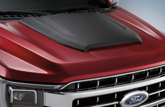 F-150 2021-2027 HOOD SCOOP - SATIN BLACK BY AIR DESIGN