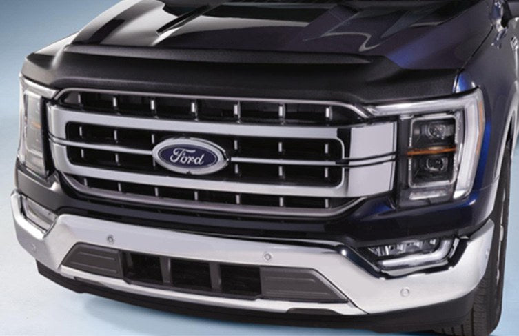 F-150 2021-2027 HOOD PROTECTOR - AEROSKIN II, SMOKE BY HUSKY LINERS