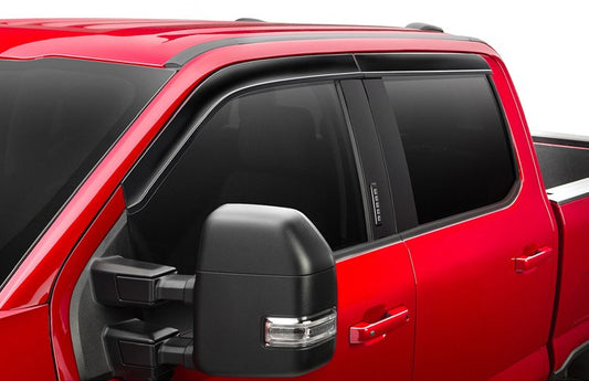 F-150 2021-2026 SIDE WINDOW DEFLECTORS — LOW PROFILE, SMOKE