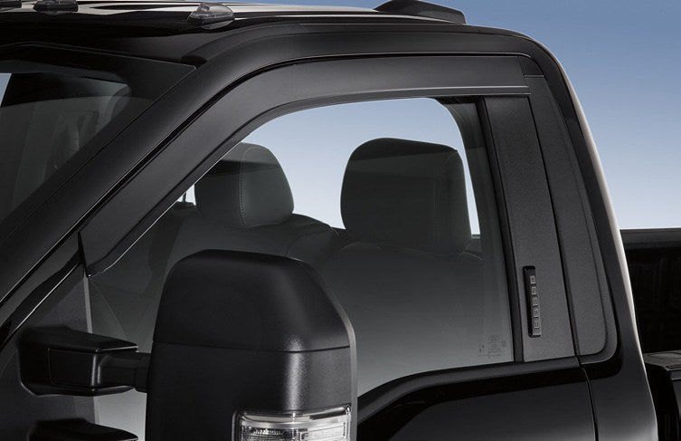 F-150 2020-2027 SIDE WINDOW DEFLECTORS - LOW PROFILE, SMOKE BY HUSKY LINERS