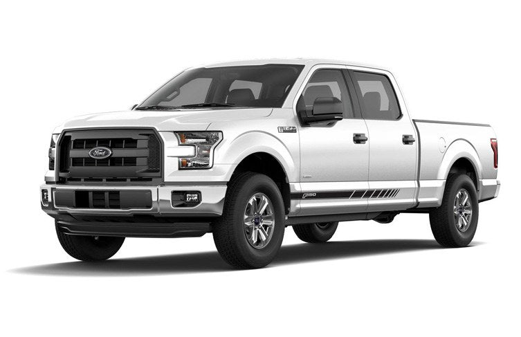 F-150 2021-2027 CUSTOM GRAPHICS BY VISCO STRIPE KIT - SPEED STRIPE, MATTE BLACK