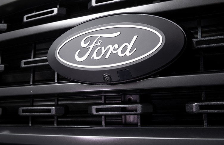 F-150 2021-2027 LIGHTED FORD OVAL, FRONT, HALOGEN & LED REFLECTOR, FOR VEHICLES WITH FRONT CAMERA