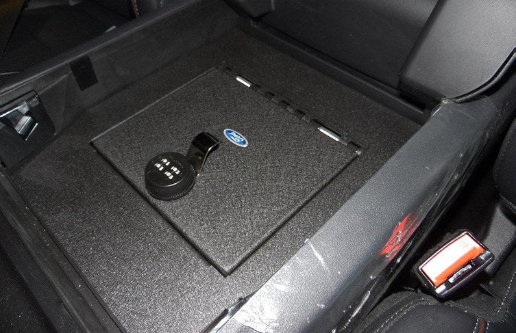 F-150 2021-2027 VEHICLE SAFE BY CONSOLE VAULT - CAPTAINS CHAIRS