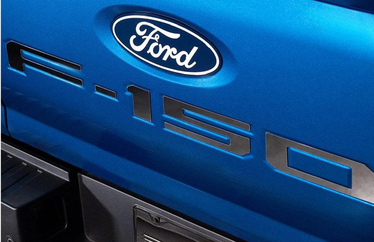 F-150 2021-2027 TAILGATE LETTERING - POLISHED STAINLESS STEEL FOR PRO-ACCESS TAILGATE