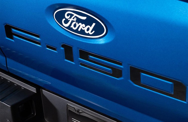F-150 2021-2027 TAILGATE LETTERS BLACK PLATINUM STAINLESS STEEL FOR PRO-ACCESS TAILGATE