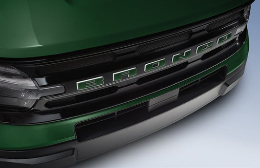 BRONCO SPORT 2021-2027 EXTERIOR TRIM BY TUFSKINZ, GRILLE LETTERS, ERUPTION GREEN
