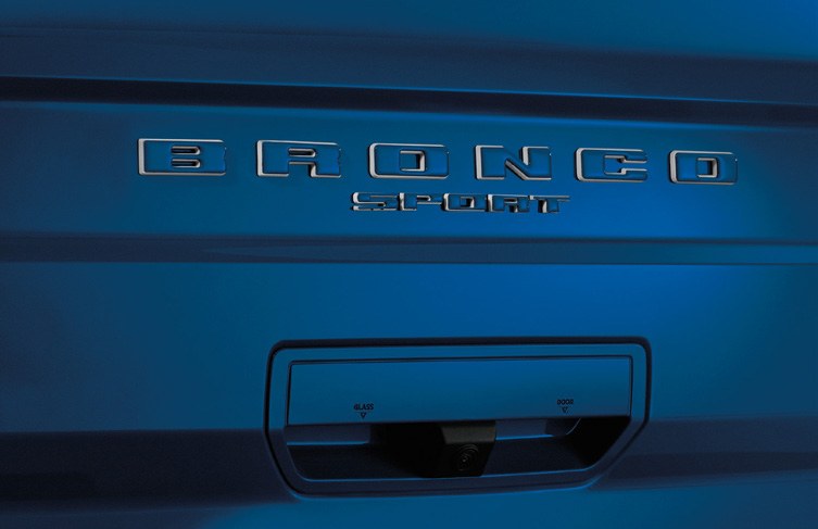 BRONCO SPORT 2021-2027 EXTERIOR TRIM BY TUFSKINZ, LIFTGATE LETTERING, ATLAS BLUE