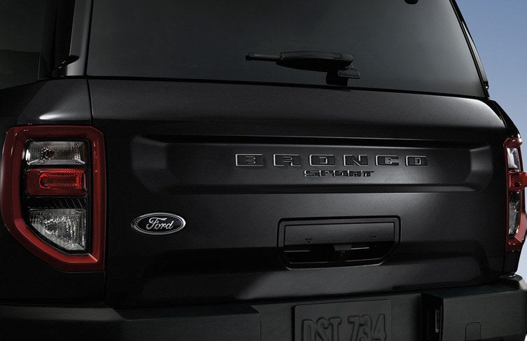 BRONCO SPORT 2021-2027 EXTERIOR TRIM BY TUFSKINZ, LIFTGATE LETTERING, MATTE BLACK