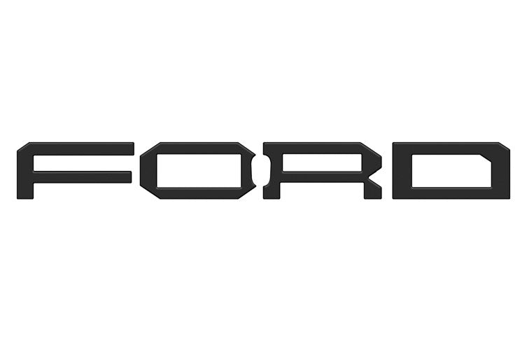 BRONCO 2021-2027 FORD GRILLE LETTER (MATTE BLACK) FOR BRONCO RAPTOR
