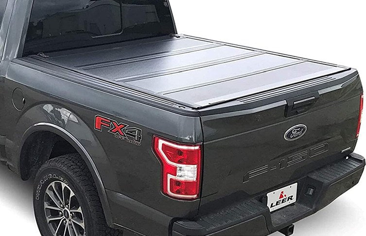 F-150 2021-2027 BED COVER, 5.5 HARD FOLDING 4 PANEL BY LEER GROUP