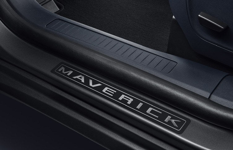 MAVERICK 2022-2027 DOOR SILL PLATE - 4 PIECE SET - BLACK PLATINUM BY PUTCO
