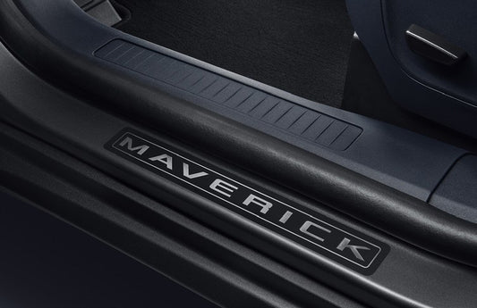 MAVERICK 2022-2027 DOOR SILL PLATE - 4 PIECE SET - BLACK PLATINUM BY PUTCO