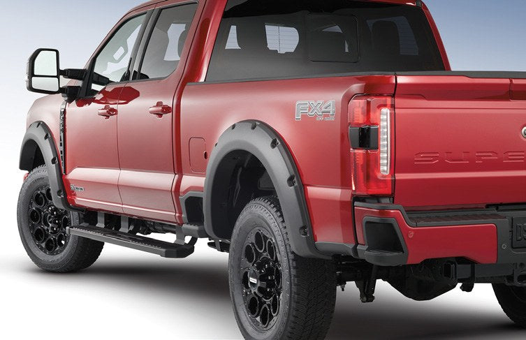 SUPER DUTY 2023-2027 FENDER FLARES - POCKET STYLE, BLACK TEXTURED BY HUSKY LINERS