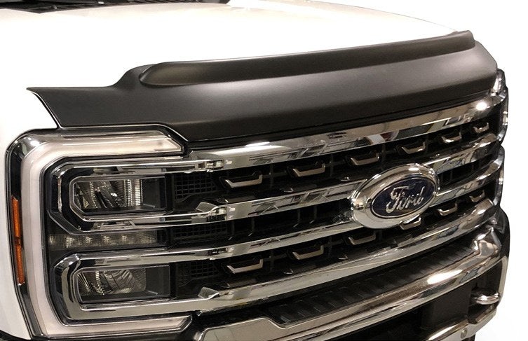 SUPER DUTY HOOD PROTECTOR - AEROSKIN II, BLACK TEXTURED BY HUSKY LINERS